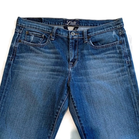 Lucky Brand Women’s 14/32 Summer Sweet ‘n Low Crop Jeans Button Flap Rear Pocket - Picture 7 of 8